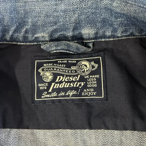 Diesel Industry Wild Spirit Women’s Jeans Jacket Size M - Picture 10 of 16